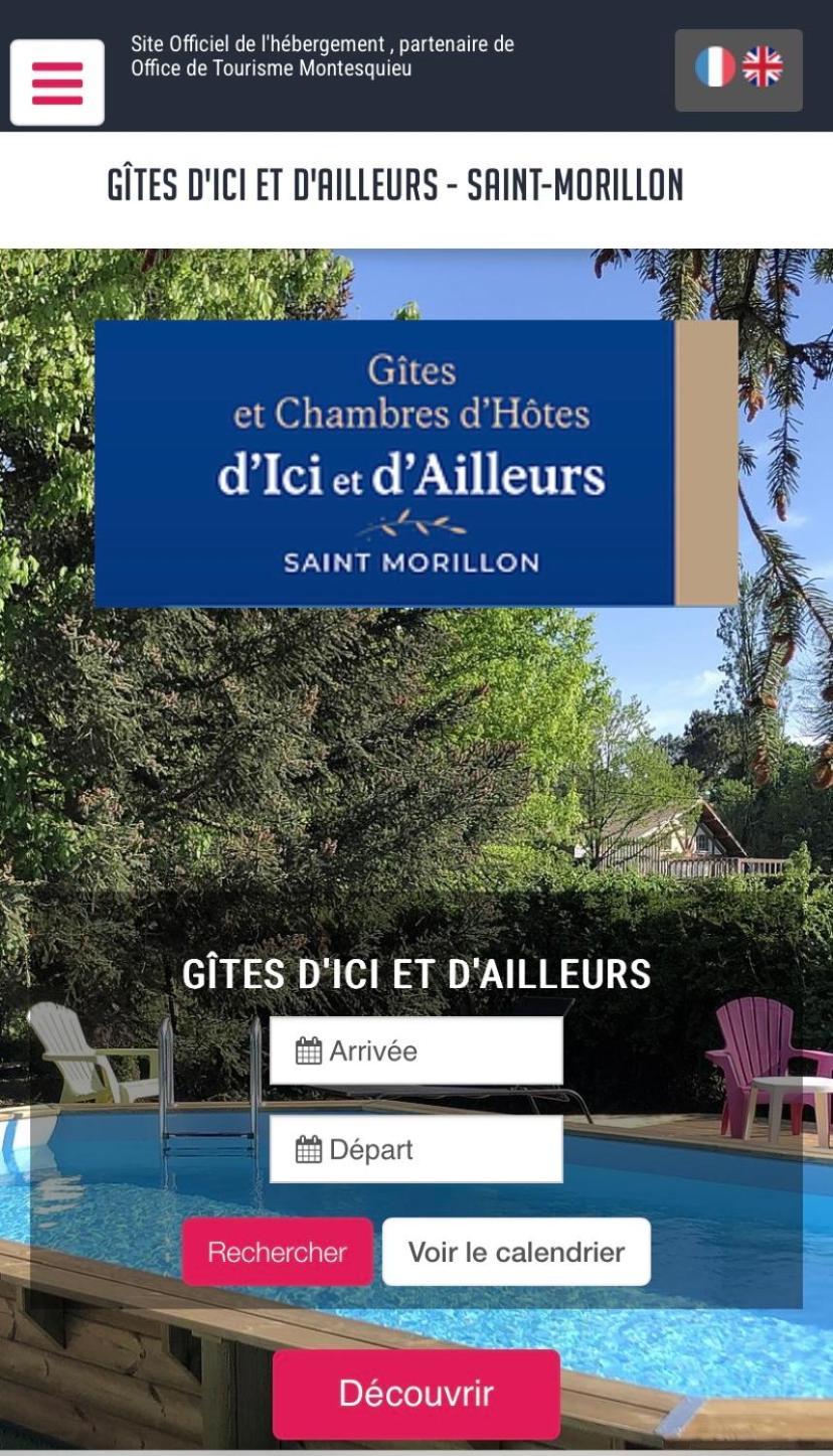 Chambres D'Elisa Saint-Morillon Exterior foto